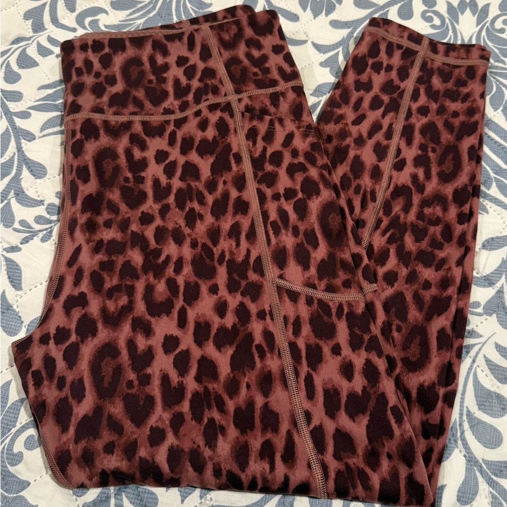 Victoria's Secret Mauve Cheetah Leggings
